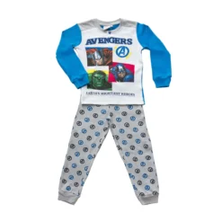 Pigiama Bambino Avengers Marvel In Caldo Cotone DBW1868 T245 -Articoli Per La Casa pigiama da bambino marvel avengers caldo cotone dbw1868 blu
