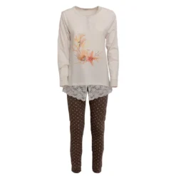Pigiama Donna Character In Cotone P1025 U348 -Articoli Per La Casa pigiama da donna character lungo p1025 ghiaccio