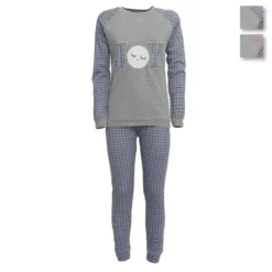 Pigiama Donna Joy Kissimo Serafino In Caldo Cotone D3018 T604