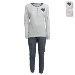 Pigiama Da Donna Oaoa Manica Lunga In Cotone OA1915 U190