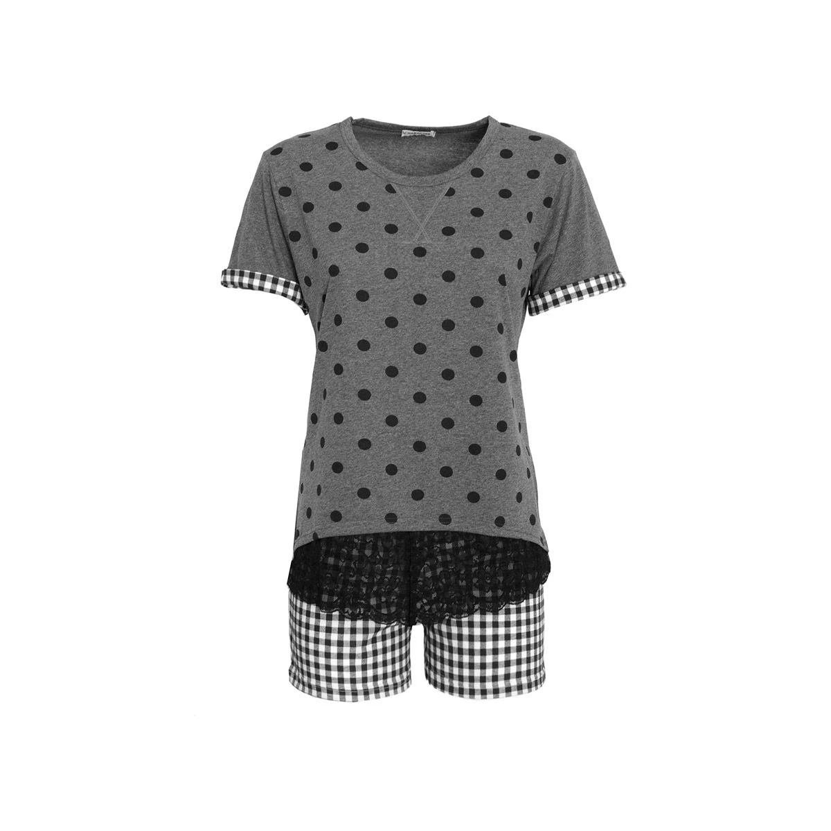 Pigiama Ragazza Corto Character In Cotone YG1044 U401 3 Pigiama Ragazza Corto Character In Cotone YG1044 U401 - immagine 3