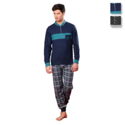 Pigiama Uomo Quadri Di Kissimo Serafino In Punto Milano U1528 T713