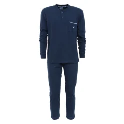 Pigiama Da Uomo Navigare Con Taschino 14280 S186 -Articoli Per La Casa pigiama da uomo navigare in cotone 14280 navy 6