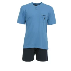 Pigiama Estivo Da Uomo Navigare In Jersey Di Cotone 14281 S391 -Articoli Per La Casa pigiama da uomo navigare mezza manica 14281 avion