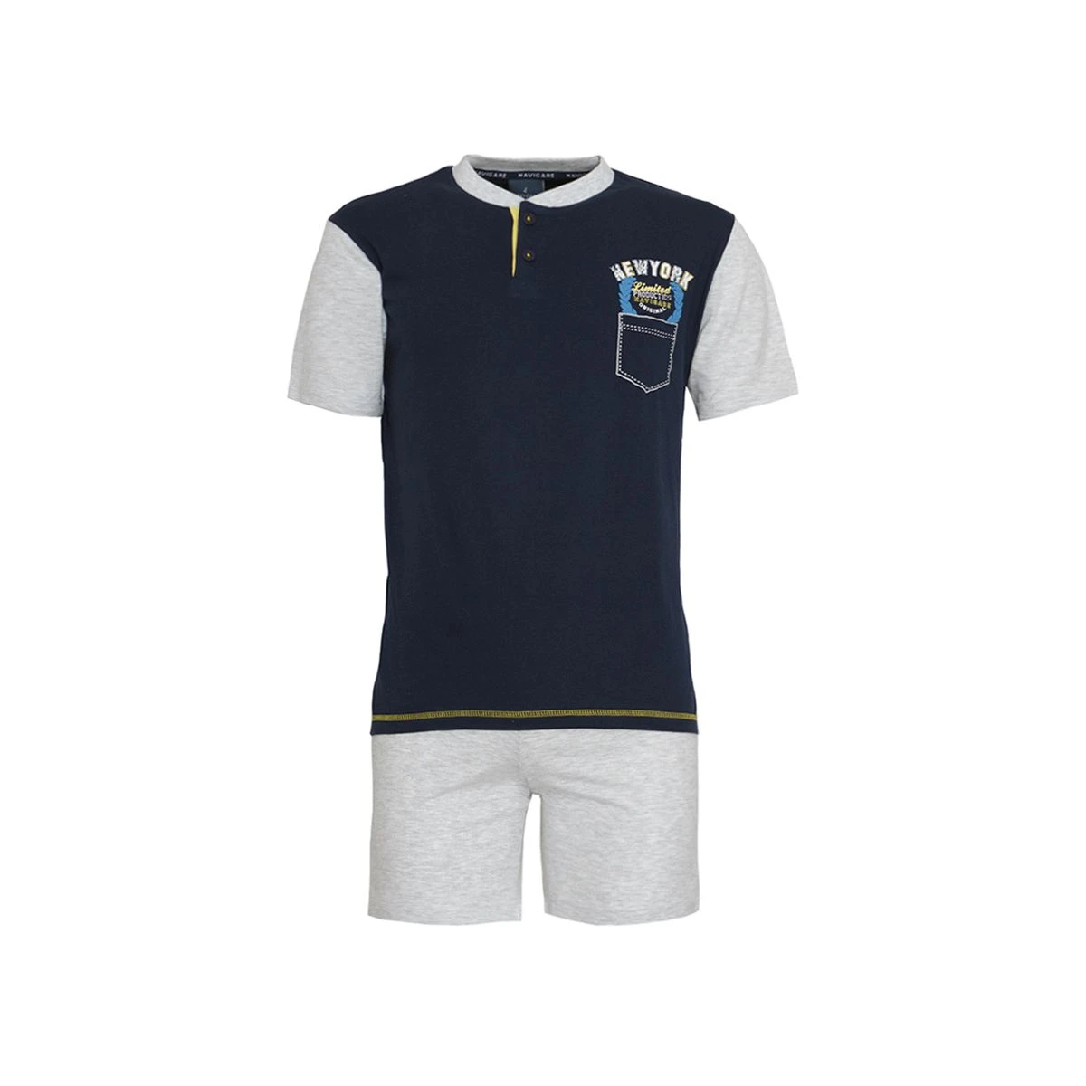 Pigiama Corto Ragazzo Navigare 15538 In Cotone S778 2 Pigiama Corto Ragazzo Navigare 15538 In Cotone S778 - immagine 2