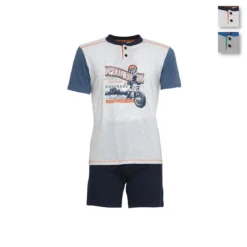 Pigiama Corto Ragazzo Navigare 15539 In Cotone S779