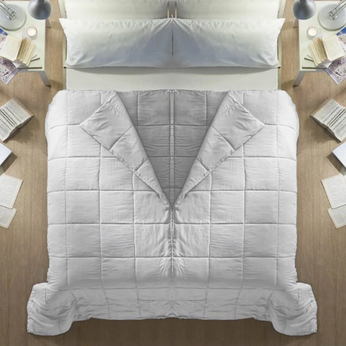 Piumino 4 Stagioni Bizona Aloe Vera Di Di Maestro - Dimensioni Varie W711 3 Piumino 4 Stagioni Bizona Aloe Vera Di Di Maestro - Dimensioni Varie W711 - immagine 3