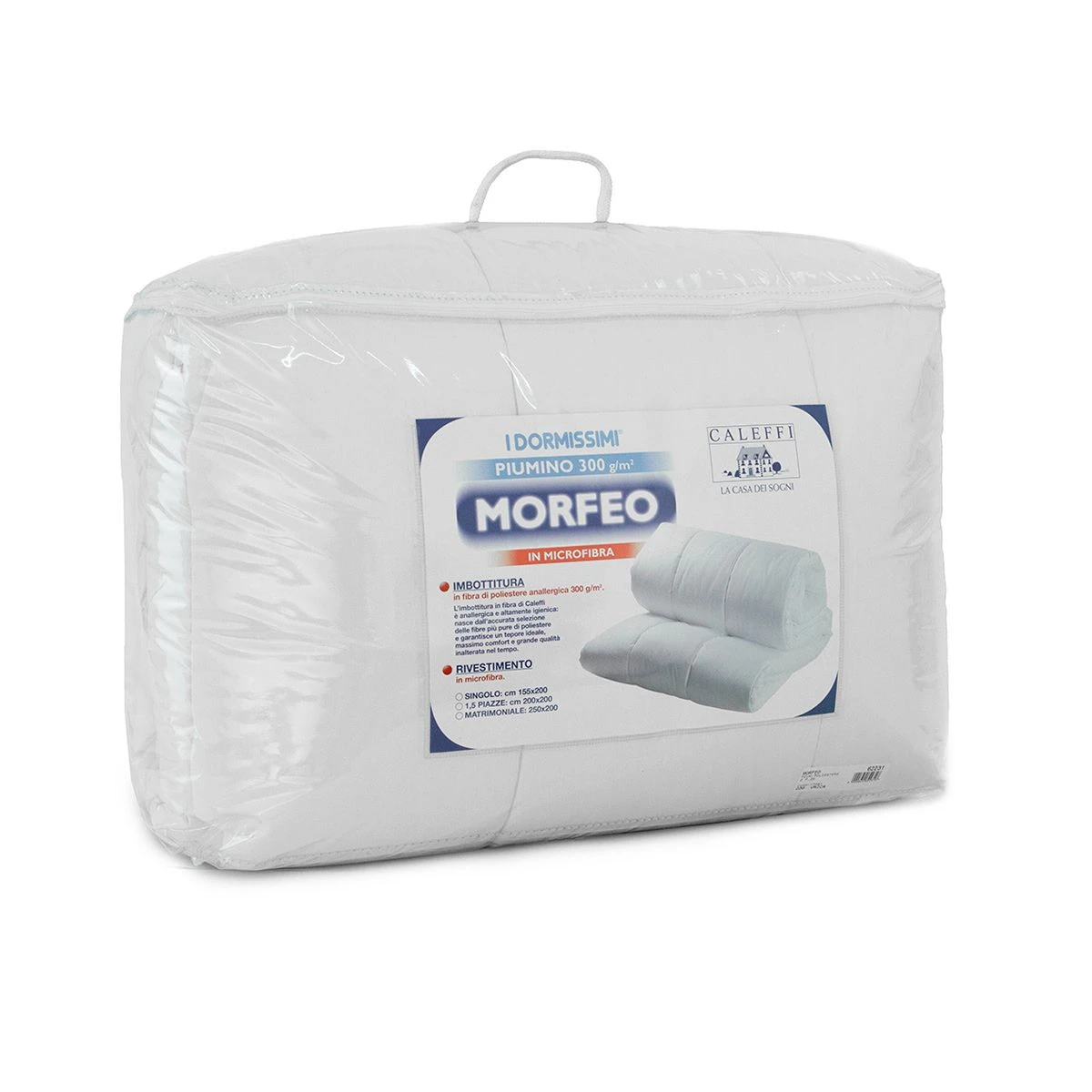 Piumino Caleffi In Microfibra Art. Morfeo 300 Gr/mq Una Piazza E Mezza N735 1 Piumino Caleffi In Microfibra Art. Morfeo 300 Gr/mq Una Piazza E Mezza N735