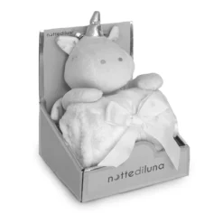 Plaid Pile 75x90 Cm Con Peluche Unicorno U932 -Articoli Per La Casa plaid 75x90 cm con peluche unicorno grigio 1