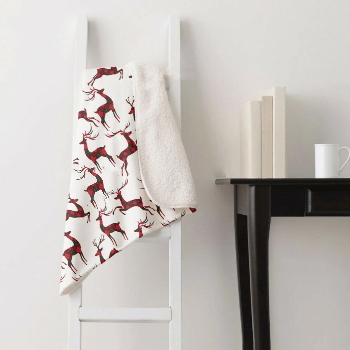 Plaid Natalizio Bolzano In Sherpa Super Soffice - Dimensioni Varie Z556 1 Plaid Natalizio Bolzano In Sherpa Super Soffice - Dimensioni Varie Z556