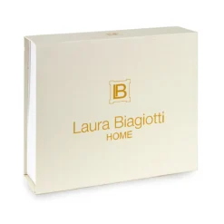 Plaid Euforia Di Laura Biagiotti In Velluto Con Volants 130x160 Cm W688 -Articoli Per La Casa plaid in velluto e coral con volant euforia laura biagiotti scatola 3