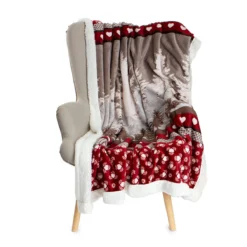 Plaid Morbidotto Foresta Di Daunex In Pile Coral E Sherpa 130x160 Cm K811 8 Plaid Morbidotto Foresta Di Daunex In Pile Coral E Sherpa 130x160 Cm K811 -Articoli Per La Casa plaid morbidotto foresta di daunex in pile coral e sherpa 130x160 cm rosso 1