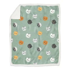 Plaid Morbidotto Light Spike Di Daunex In Pile Coral E Sherpa 130x160 Cm X204