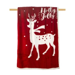 Plaid Holly In Sherpa Super Soffice - Dimensioni Varie W267