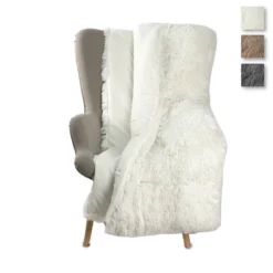 Plaid Katrine In Sherpa 130x160 Cm W686