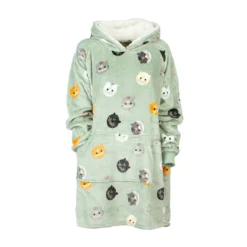 Poncho Spike Di Daunex In Pile Coral X014