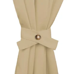 Raccoglitenda Per Tenda Gazebo Fermatenda Di Morbidissimi Con Bottone Y246 -Articoli Per La Casa raccoglitenda per tenda gazebo con bottone fermatenda morbidissimi beige 1