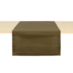 Runner Centrotavola Fusion Di Zucchi In Puro Cotone 50x150 Cm J666 -Articoli Per La Casa runner centrotavola fusion di zucchi in puro cotone 50x150 cm verde 1