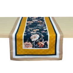 Runner Centrotavola Kamila Di Maestro Con Stampa Digitale 50x160 Cm J861 -Articoli Per La Casa runner centrotavola kamila di maestro con stampa digitale 50x160 cm blu 1