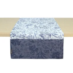 Runner Centrotavola Lavinia Di Maestro 50x160 Cm J860 -Articoli Per La Casa runner centrotavola lavinia di maestro 50x160 cm blu 3