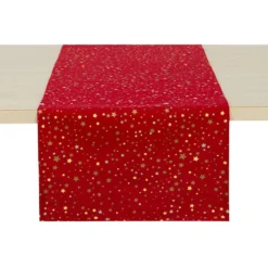 Runner Centrotavola Natalizio Star In Puro Cotone X071