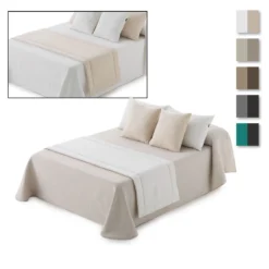 Runner Trapuntato Per Letto Dream Bicolor Reversibile - Dimensioni Varie Q922