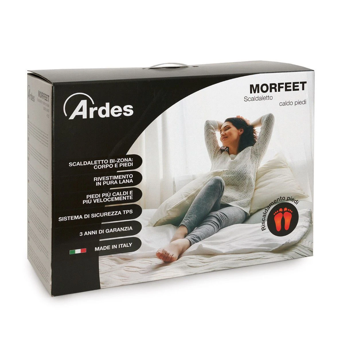 Scaldaletto Morfeet Di Ardes Pura Lana Caldo Piedi Singolo AR4F11 T042 1 Scaldaletto Morfeet Di Ardes Pura Lana Caldo Piedi Singolo AR4F11 T042