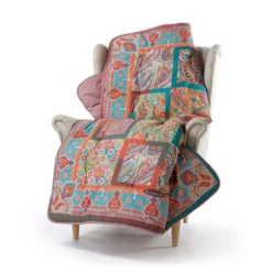 Scaldotto Asia Di Caleffi Con Stampa Digitale 130x170 Cm K541 -Articoli Per La Casa scaldotto asia di caleffi con stampa digitale 130x170 cm multicolor 1