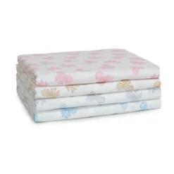 Scampolo Tessuto Fiocchi Cotone Loneta 275x275 Cm U494