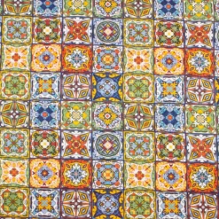 Scampolo Tessuto Ceramic Cotone Loneta Digitale 275x275 Cm Y276 -Articoli Per La Casa scampolo tessuto ceramic cotone loneta multicolor 2 1