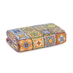 Scampolo Tessuto Ceramic Cotone Loneta Digitale 275x275 Cm Y276 -Articoli Per La Casa scampolo tessuto ceramic cotone loneta multicolor 1