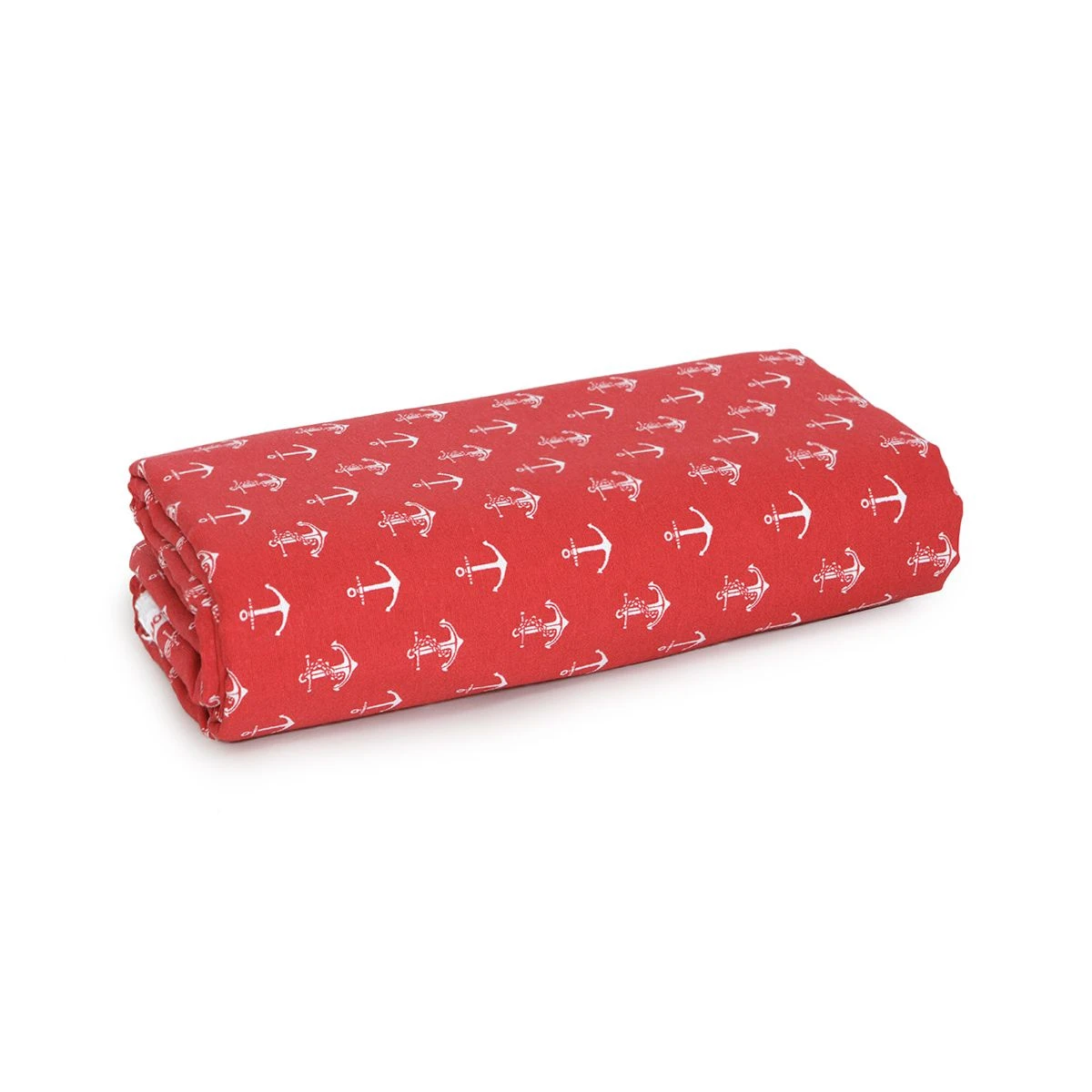 Scampolo Tessuto Ancora Cotone Loneta Fondo Colorato U483 3 Scampolo Tessuto Ancora Cotone Loneta Fondo Colorato U483 - immagine 3