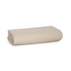 Scampolo Tessuto Pois Cotone Loneta 275x275 Cm U476 -Articoli Per La Casa scampolo tessuto loneta cotone pois beige 1
