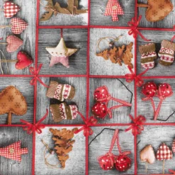 Scampolo Tessuto Natalizio Rakkaani Cotone Loneta Digitale 275x275 Cm Z893 -Articoli Per La Casa scampolo tessuto natalizio rakkaani cotone loneta digitale grigio particolare 3