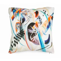 Coppia Cuscini Arredo Composizione VII Kandinsky Di Randi In Cotone Y406 -Articoli Per La Casa set 2 cuscini arredo composizione vii kandinsky randi 3