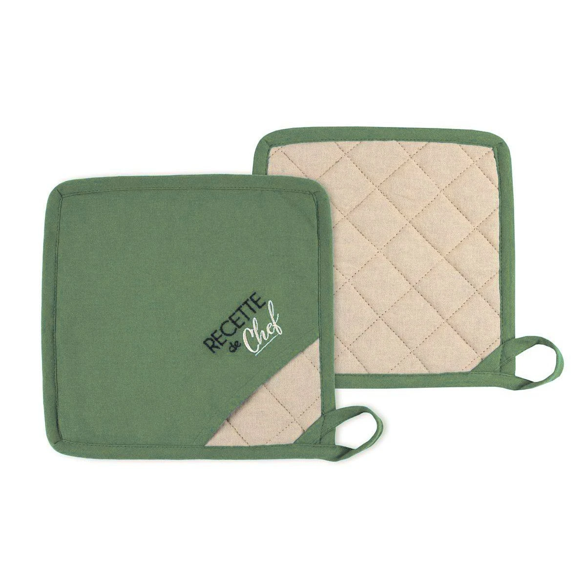 Set 2 Presine Recette De Chef In Puro Cotone K763 4 Set 2 Presine Recette De Chef In Puro Cotone K763 - immagine 4