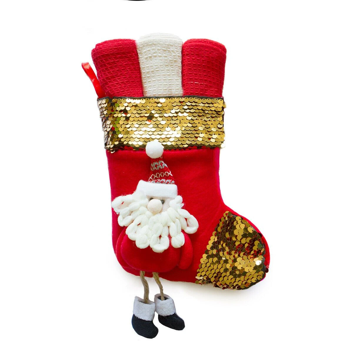 Set 3 Lavette Happy New Year Con Calza In Feltro Z762 1 Set 3 Lavette Happy New Year Con Calza In Feltro Z762