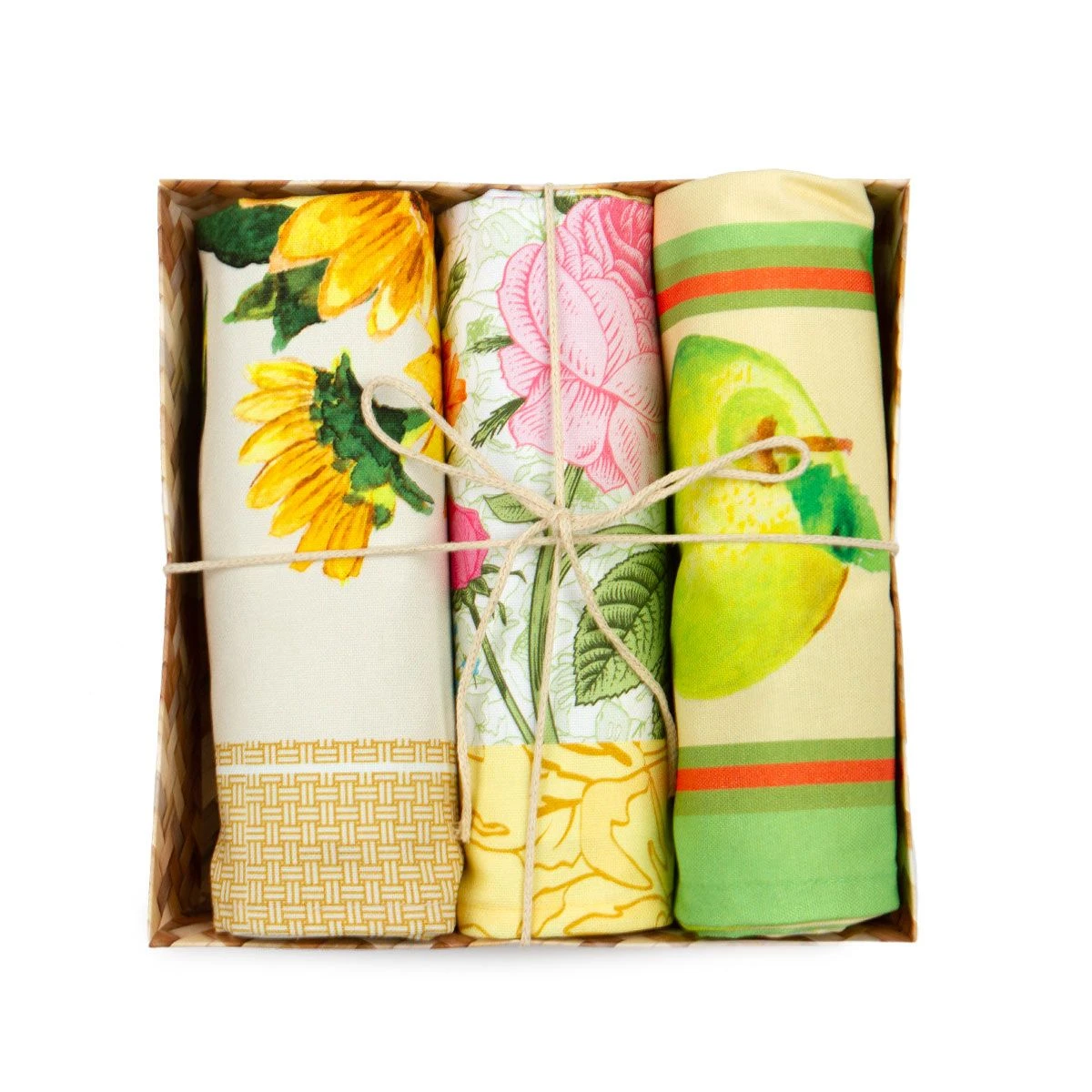 Set 3 Strofinacci Cucina Asciugapiatti Fantasi Di Caleffi In Puro Cotone K769 3 Set 3 Strofinacci Cucina Asciugapiatti Fantasi Di Caleffi In Puro Cotone K769 - immagine 3