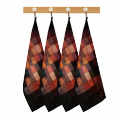 Set 4 Strofinacci Antica Armonia Di Randi In Cotone Y412