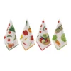 Set 4 Strofinacci Cucina Asciugapiatti Verdura In Puro Cotone K068