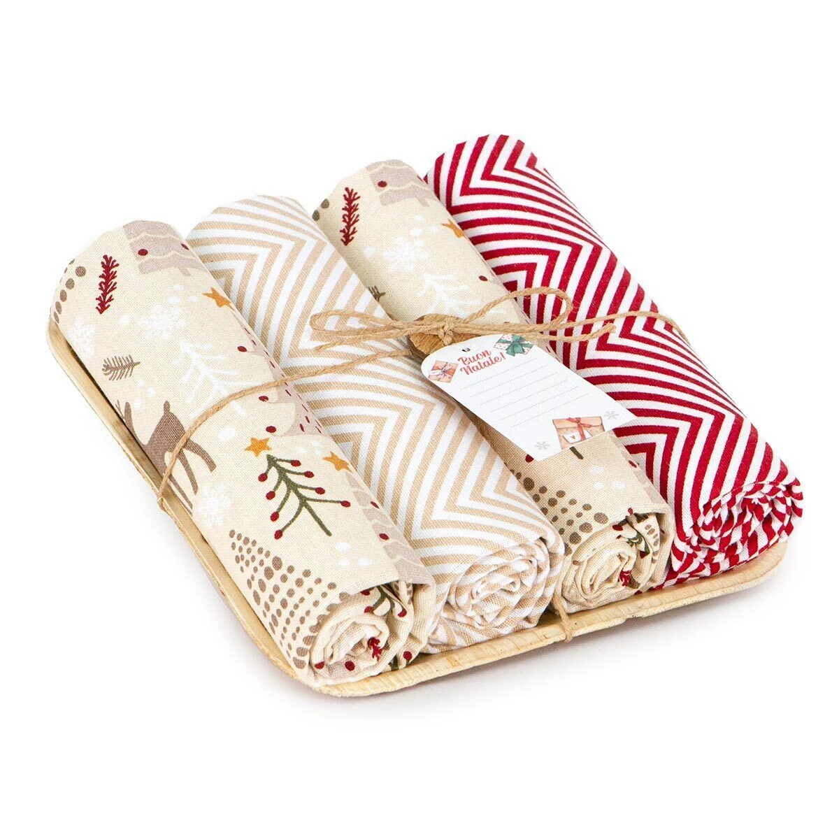 Set 4 Strofinacci Natalizi Christams Tree X151 1 Set 4 Strofinacci Natalizi Christams Tree X151