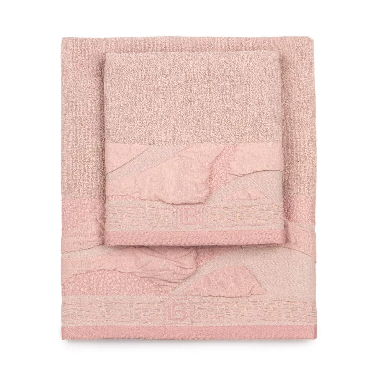 Set Asciugamani 1+1 Anturio Di Laura Biagiotti In Spugna J095 2 Set Asciugamani 1+1 Anturio Di Laura Biagiotti In Spugna J095 - immagine 2