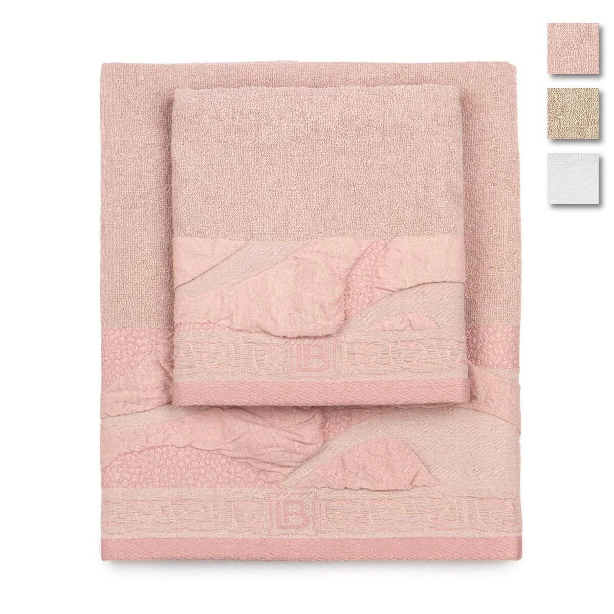 Set Asciugamani 1+1 Anturio Di Laura Biagiotti In Spugna J095 1 Set Asciugamani 1+1 Anturio Di Laura Biagiotti In Spugna J095
