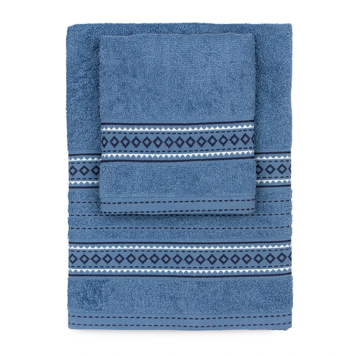 Set Asciugamani 1+1 Deva Di Biancaluna In Spugna 450 Gr/mq J295 6 Set Asciugamani 1+1 Deva Di Biancaluna In Spugna 450 Gr/mq J295 - immagine 6