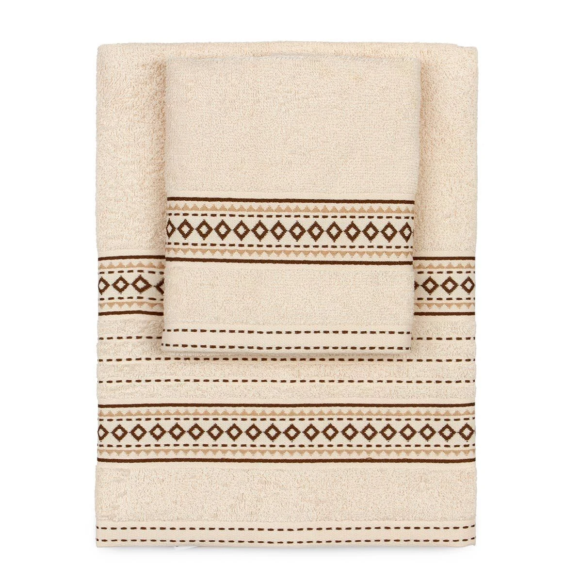 Set Asciugamani 1+1 Deva Di Biancaluna In Spugna 450 Gr/mq J295 2 Set Asciugamani 1+1 Deva Di Biancaluna In Spugna 450 Gr/mq J295 - immagine 2