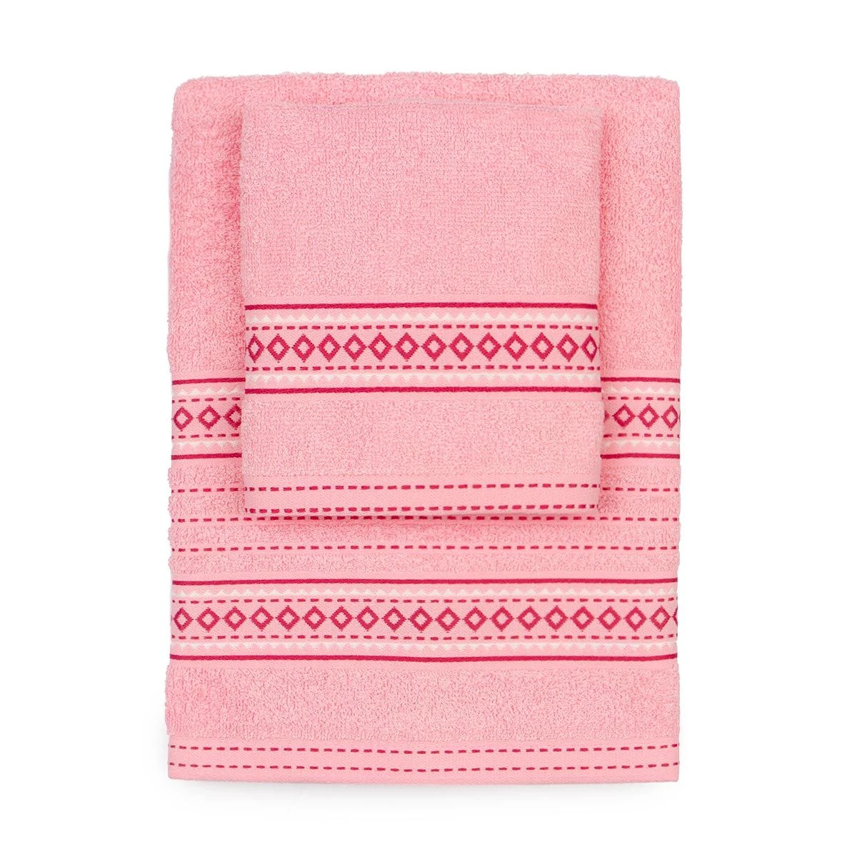 Set Asciugamani 1+1 Deva Di Biancaluna In Spugna 450 Gr/mq J295 5 Set Asciugamani 1+1 Deva Di Biancaluna In Spugna 450 Gr/mq J295 - immagine 5