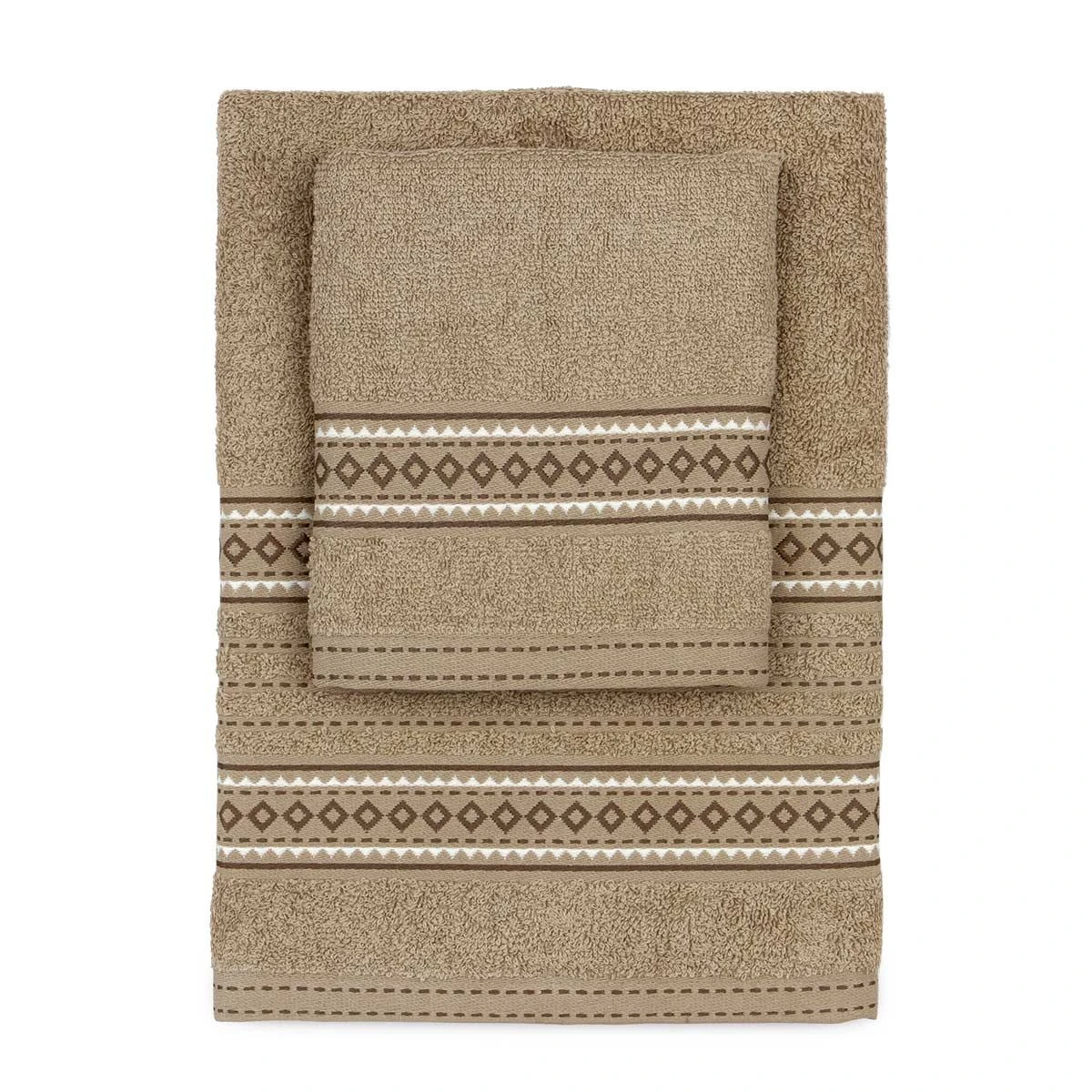 Set Asciugamani 1+1 Deva Di Biancaluna In Spugna 450 Gr/mq J295 3 Set Asciugamani 1+1 Deva Di Biancaluna In Spugna 450 Gr/mq J295 - immagine 3