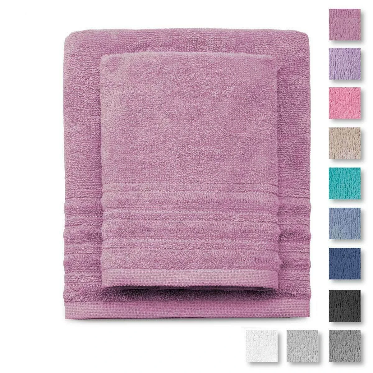 Set Asciugamani 1+1 Di Maestro In Spugna 500 Gr/mq W478 1 Set Asciugamani 1+1 Di Maestro In Spugna 500 Gr/mq W478