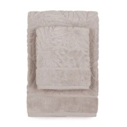 Set Asciugamani 1+1 Foglie Di Caleffi In Spugna J762 6 Set Asciugamani 1+1 Foglie Di Caleffi In Spugna J762 -Articoli Per La Casa set asciugamani 11 foglie di caleffi in spugna naturale 1