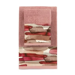 Set Asciugamani 1+1 Gaia Di Morbidissimi In Spugna J313 -Articoli Per La Casa set asciugamani 11 gaia di morbidissimi in spugna malva 3